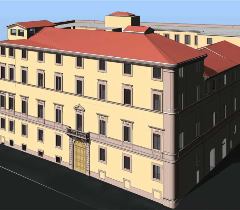 Rilievo laser scanner Palazzo Sforza Cesarini – Roma