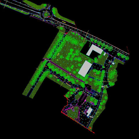 Surveys of urban terrain and road networks