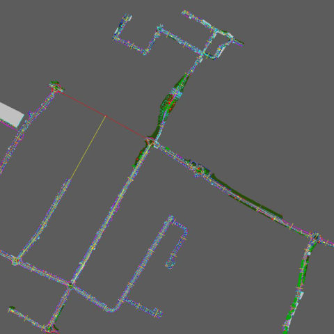 Surveys of urban terrain and road networks