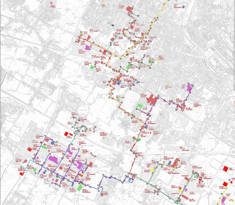 Urban survey of Prato and Montemurlo