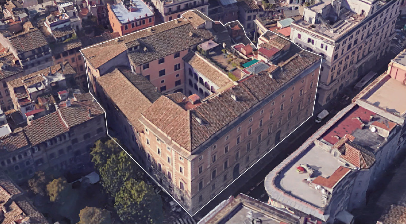 Laser scanner survey Palazzo Sforza Cesarini – Roma